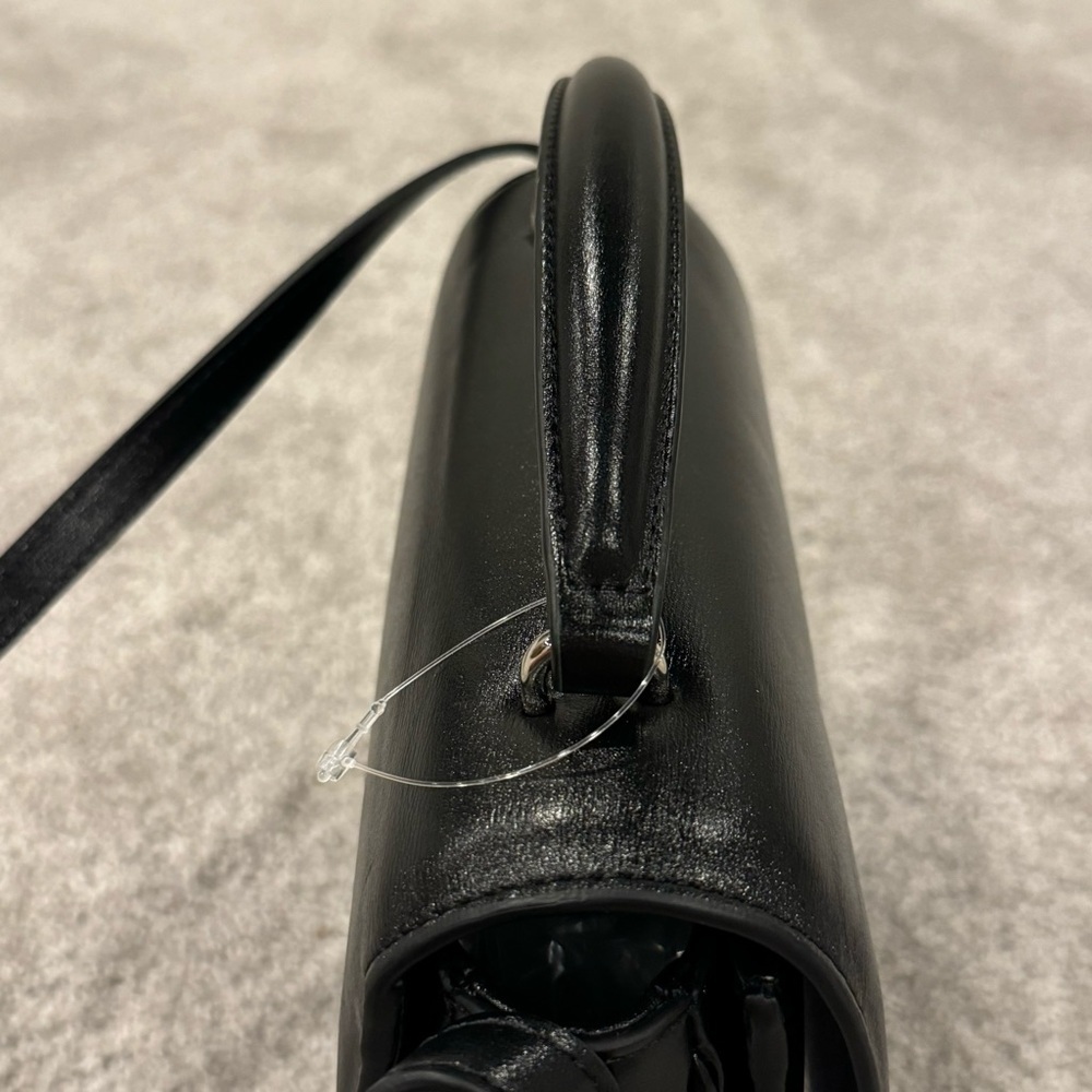 Reformation Monica Crossbody Leather Bag in Black NWOT - Picture 8 of 14